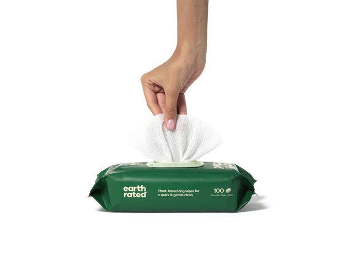 Earth Rated Unscented Dog Grooming Wipes 100ct - Dog.Dog.Cat.