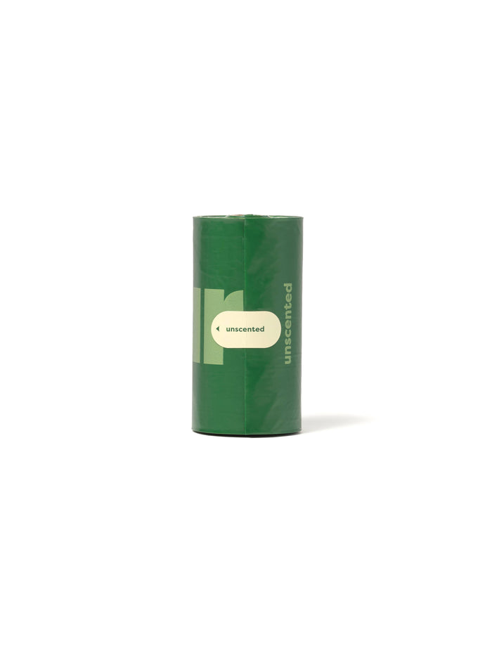 Earth Rated Unscented Poop Bags 120ct on 8 Refill Rolls 12cs - Dog.Dog.Cat.