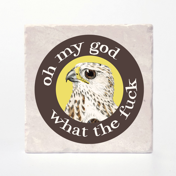 Effin' Birds Coaster- OMG - WTF