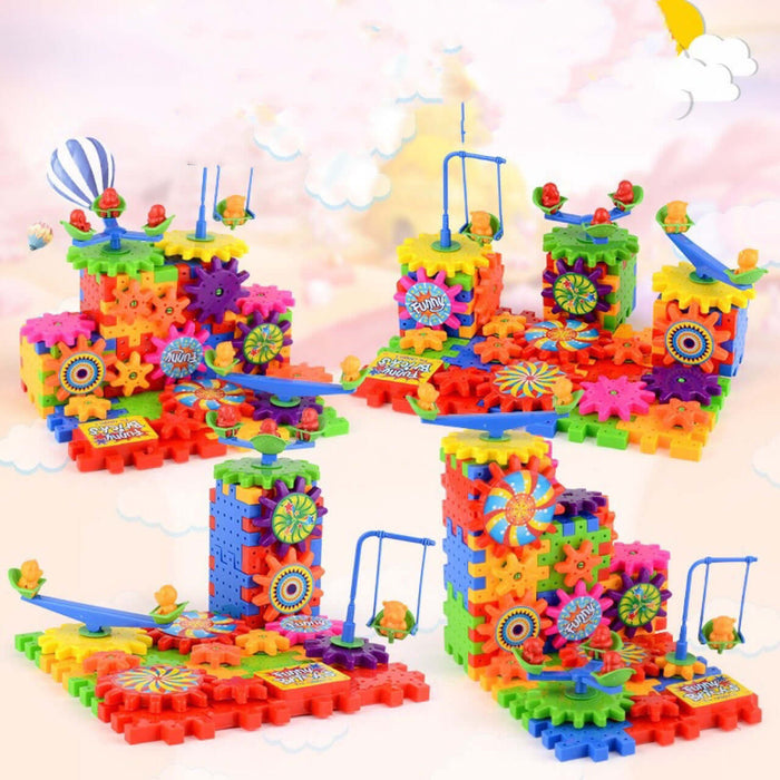 Electric Gears 3D Model Building Kits educational toy.