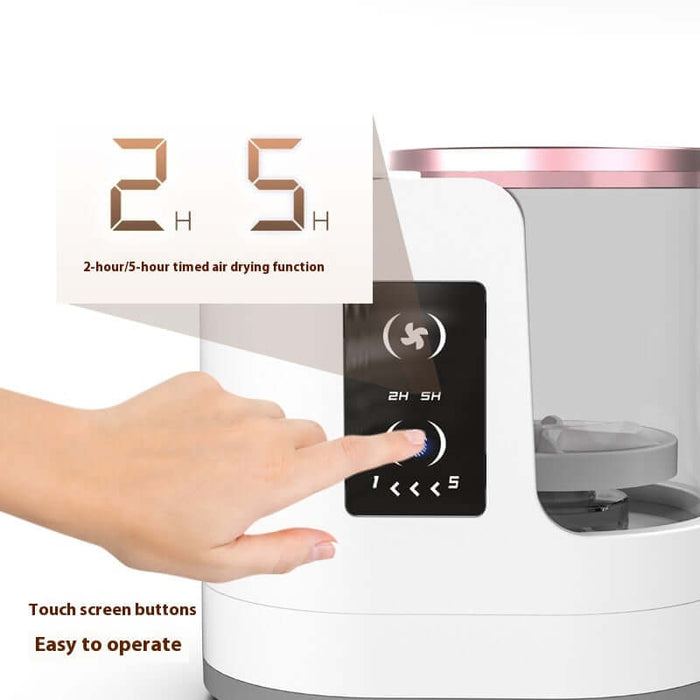Electric Makeup Brush Cleaner disinfecting brush stand.