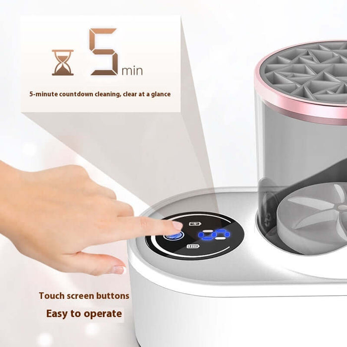 Electric Makeup Brush Cleaner portable travel device.