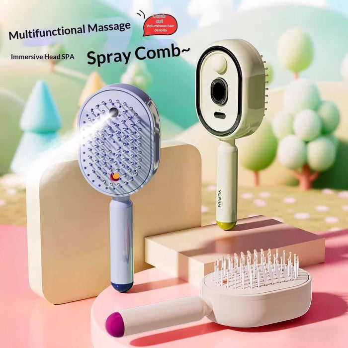 Electric Mist Detangling Hair Spray Brush Gentle Hair Detangling