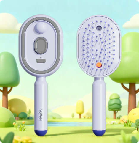 Electric Mist Detangling Hair Spray Brush Smooth Everyday Hair Care