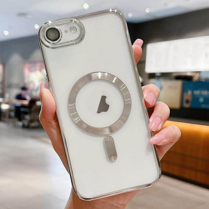 Electroplating MagSafe Phone Case for iPhone sleek black model option protecting the iPhone 17 Pro Max chassis