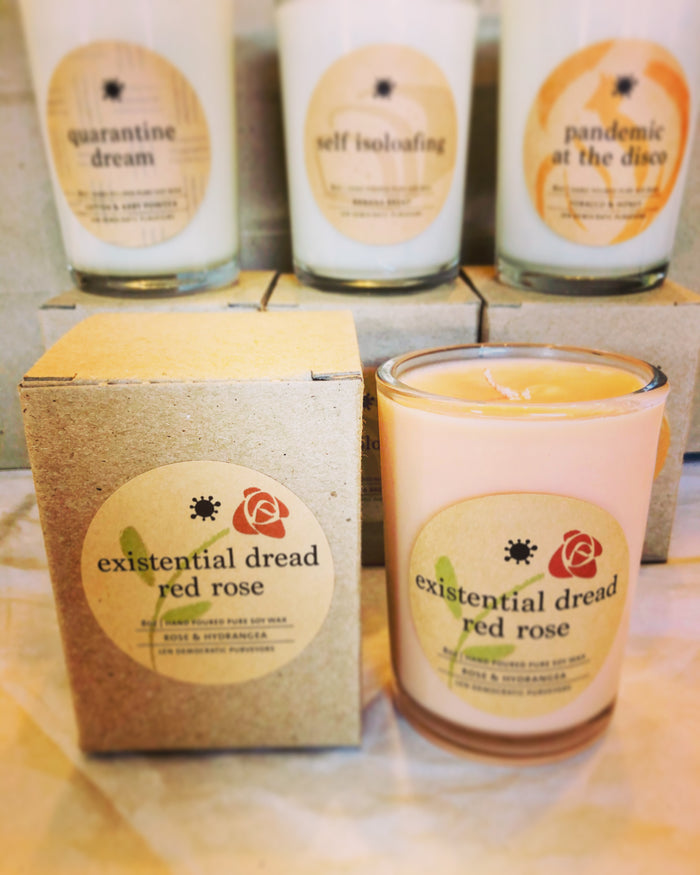 Existential Dread - Rose & Hydrangea Soy Candle