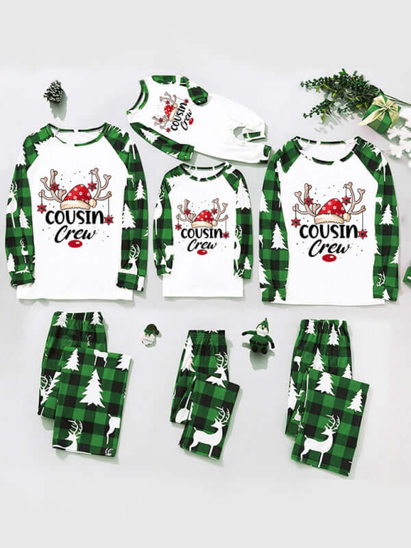 Family Matching Christmas Pajamas Plaid Holiday Set holiday family look