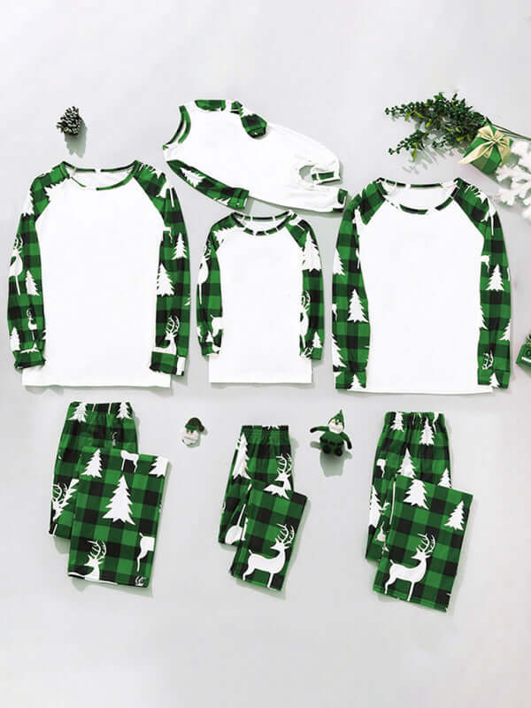 Family Matching Christmas Pajamas Plaid Holiday Set family photoshoot outfit