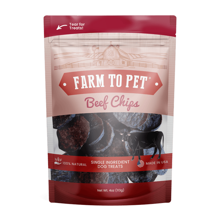 Farm to Pets - Beef Chips Dog Treats - Dog.Dog.Cat.