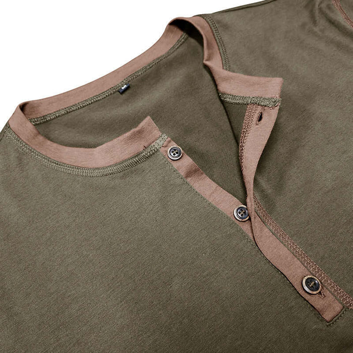 Fashion Short-sleeved Polo Shirt Summer Button V-neck Top variety of colors choice