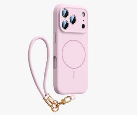 Rose Pink / IPhone17proMax / With hanging rope