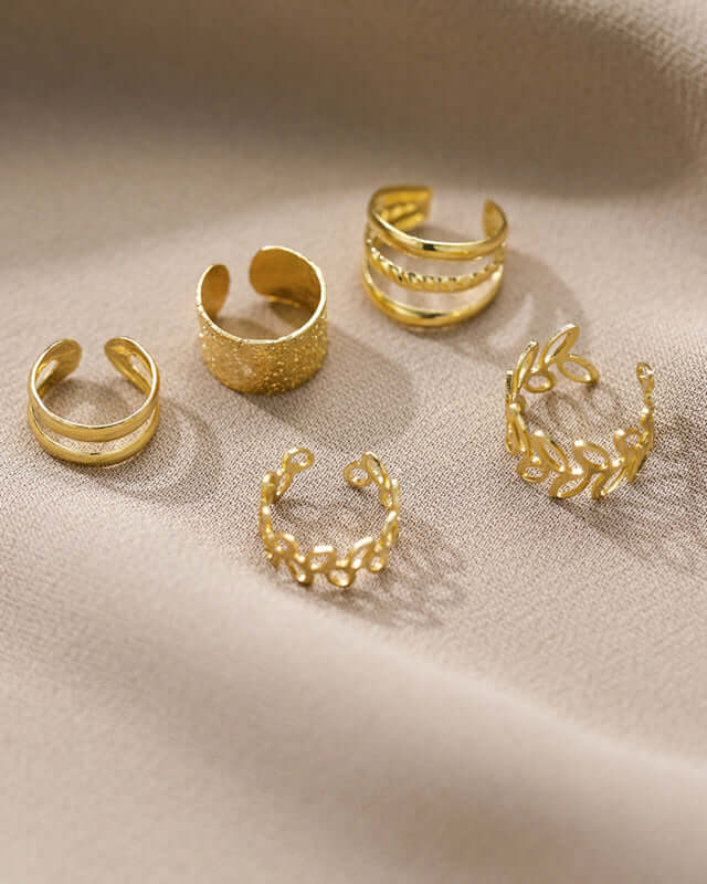Five-Piece Ear Bone Clips Set made of high quality 100% alloy