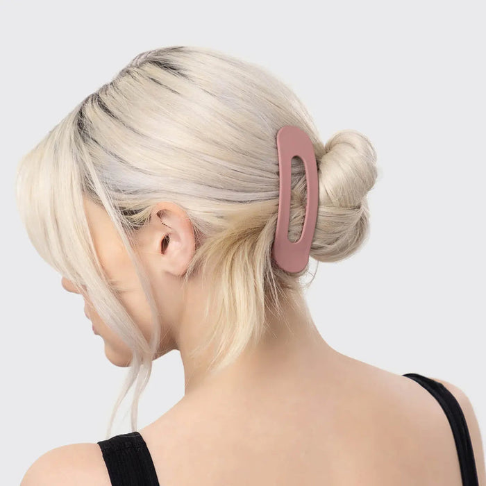 Flat Lay Claw Clip 3pc - Glossy Terracotta - Molly + Kate
