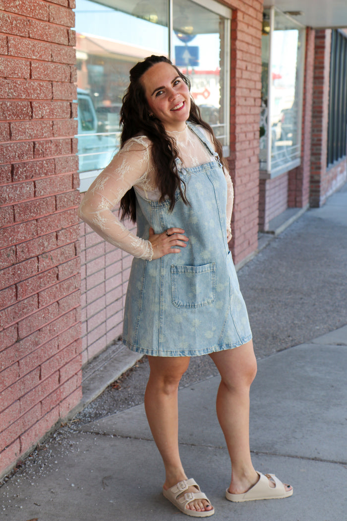 Floral Lace Layering Top Layering Top Sewn and Seen- Tilden Co.