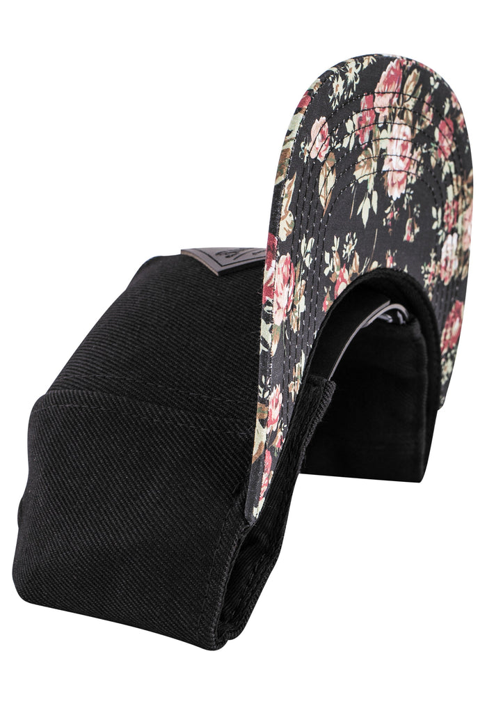 Blackskies-Black-Beauty-Snapback-Cap-Baseball-Hat-Floral-Brim