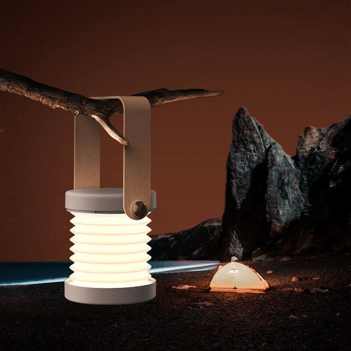 Foldable Touch Dimmable LED Night Light Portable Lantern front view