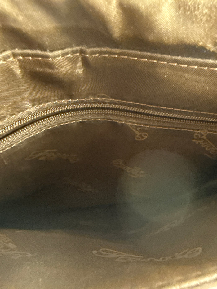 Fossil Dark Brown Messenger Crossbody Bag