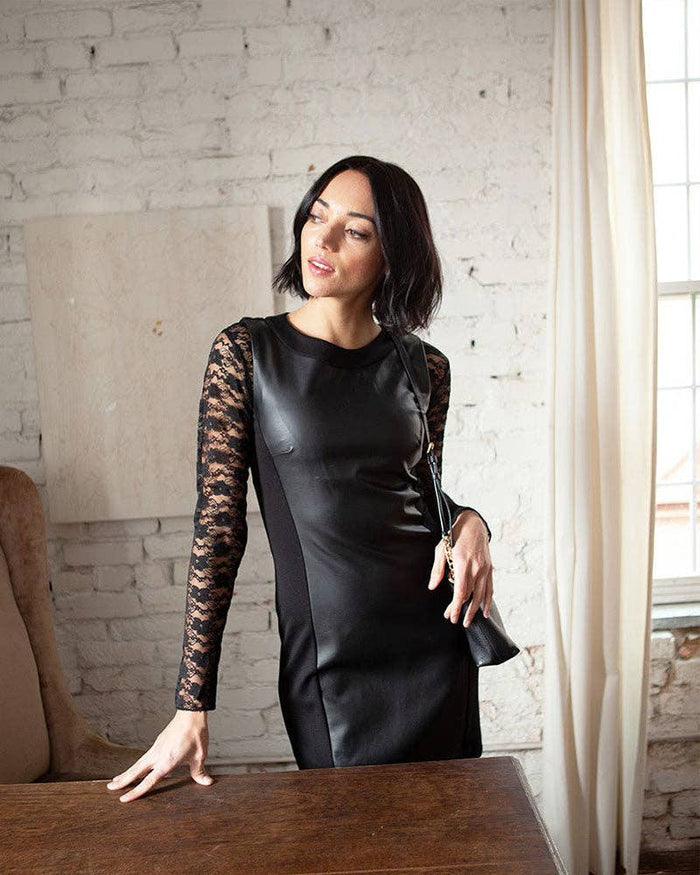 Full Lace Long-Sleeved (95% Nylon/5% Spandex) Halftee Layering Essentials- Tilden Co.