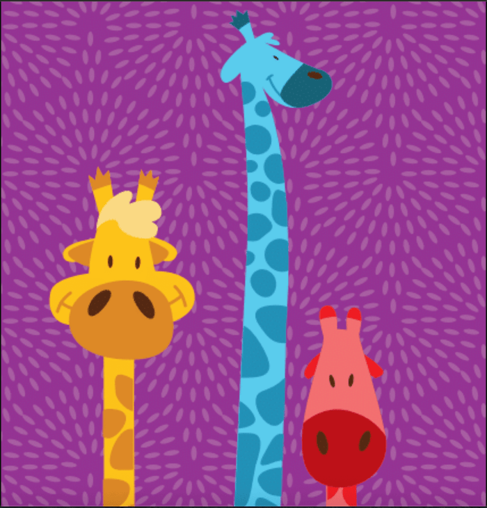 Giraffe Attack Pair & A Spare Socks