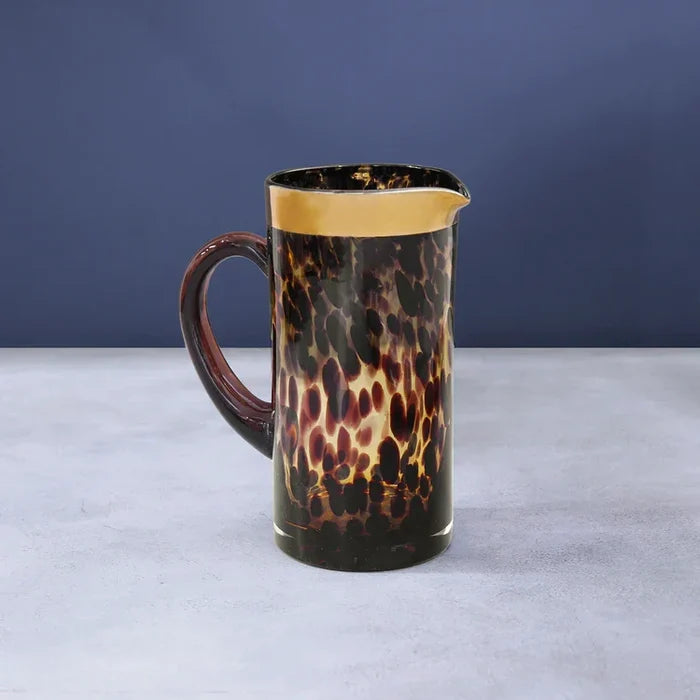 GLASS Tortoise and Gold Pitcher - The In Gate