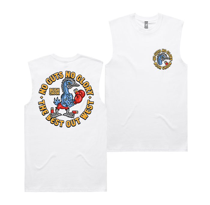 Glory Muscle Tee White