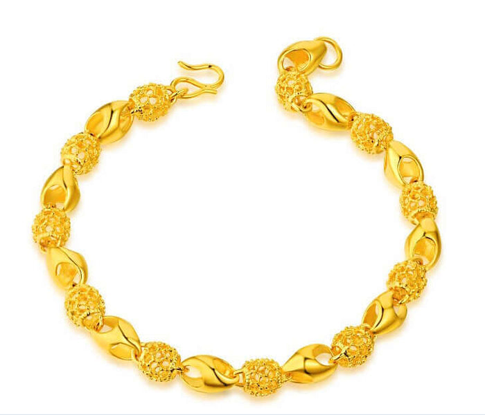 Gold Plated Brass Bracelet Elegant Jewelry wedding accessory