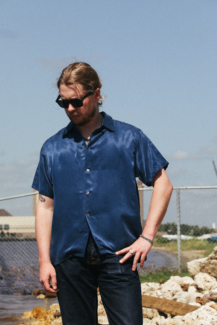 Gonzo Weatherly Fancy Shirt- Navy