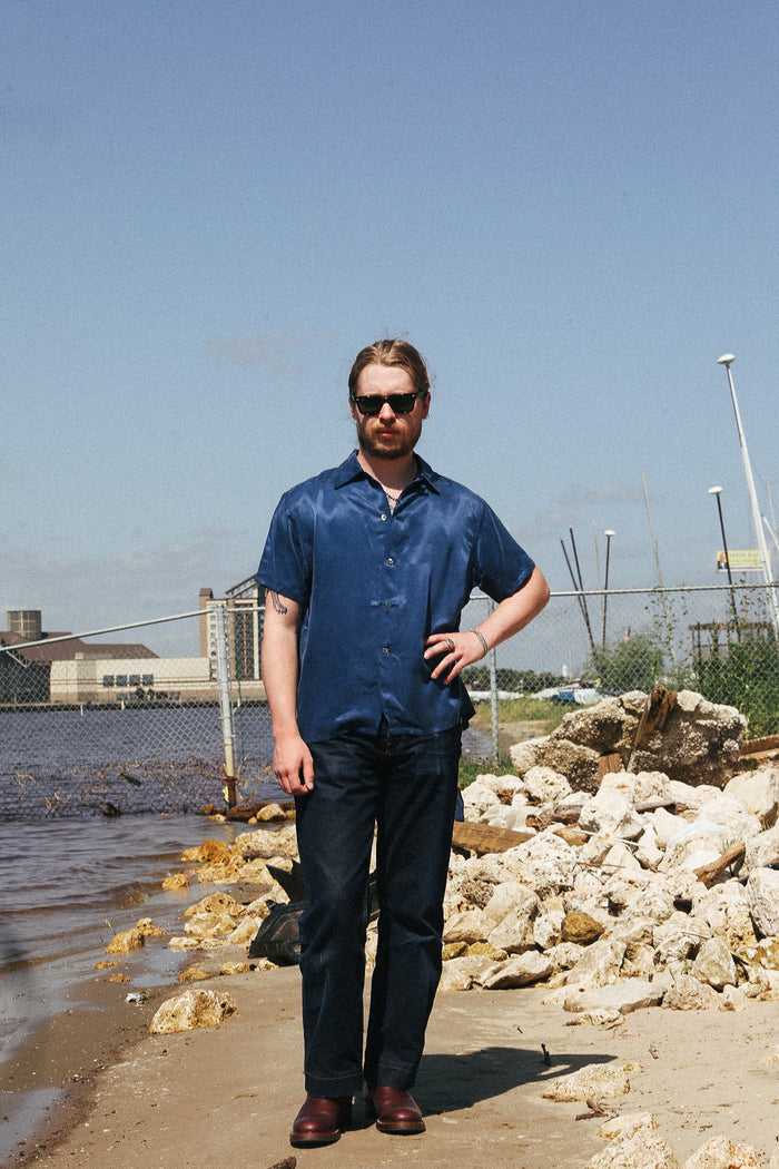 Gonzo Weatherly Fancy Shirt- Navy