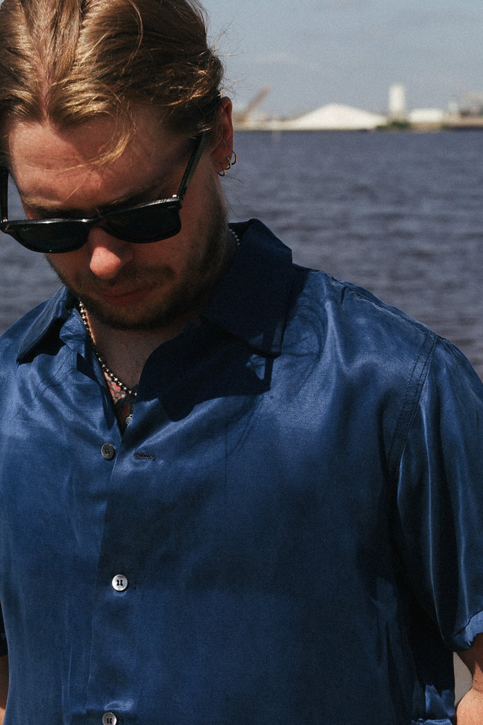 Gonzo Weatherly Fancy Shirt- Navy