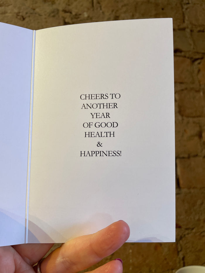 Good Health & Happiness   Birthday Greeting Card