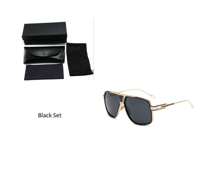 Grandmaster Square Sunglasses oversized frame style.