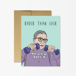 Badder than ever RBG Greeting Card