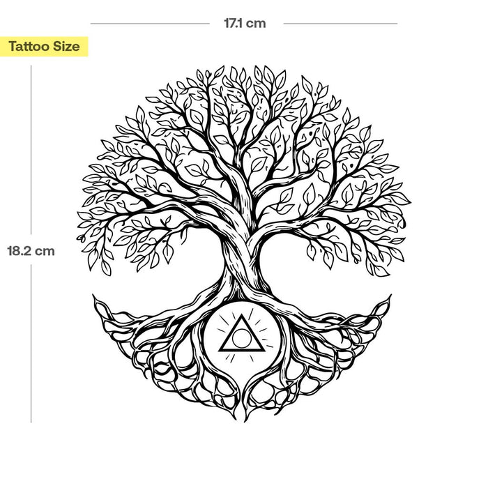 Großer Baum des Lebens Tattoo
