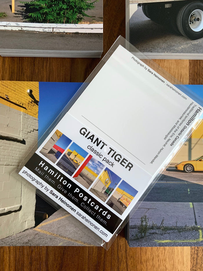 Hamilton Postcards - Giant Tiger  5 PACK