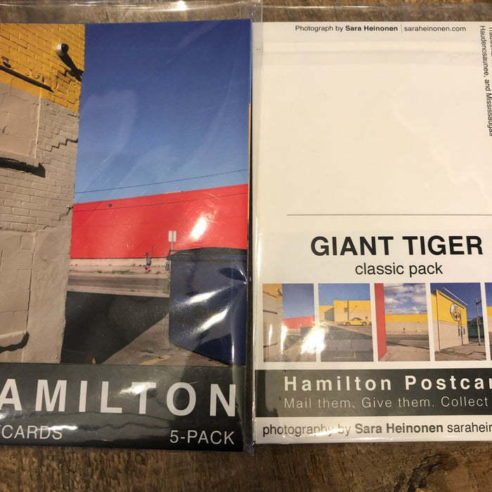 Hamilton Postcards - Giant Tiger  5 PACK