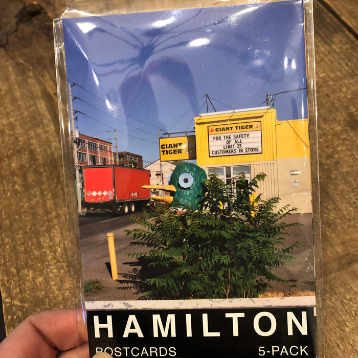 Hamilton Postcards - Giant Tiger  5 PACK