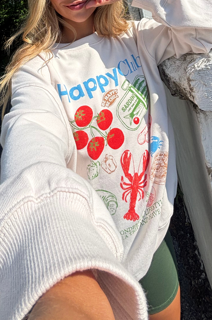 Happy Club Crewneck