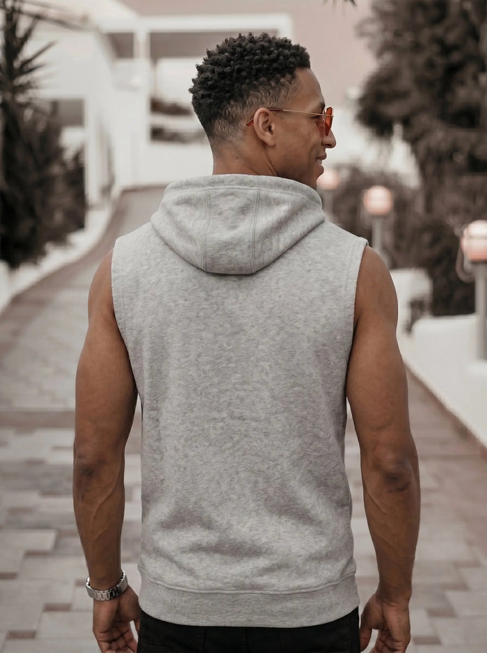 Havana Cuba Printed Sleeveless Pullover Hoodie LEON