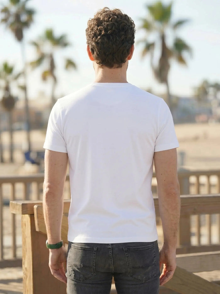 Henley Neck  Half Sleeve T-Shirt LEON