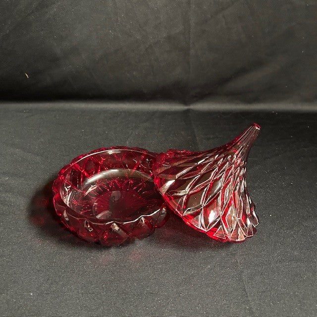 Hershey's Kisses Red Covered Candy Dish
