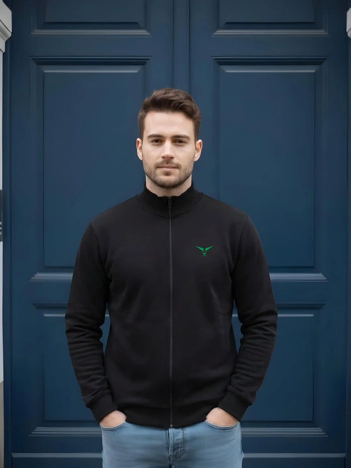 High Neck Full Zipper Sweatshirt LEON