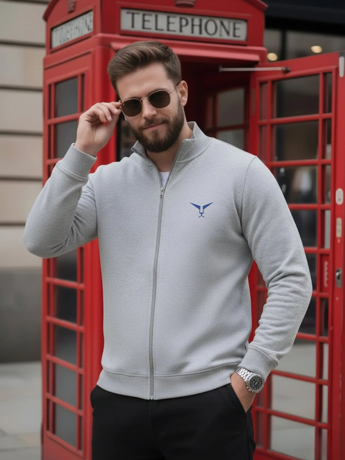 High Neck Full Zipper Sweatshirt LEON