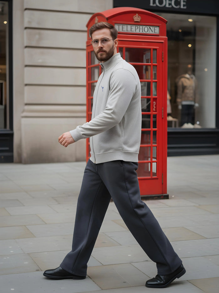 High Neck Full Zipper Sweatshirt LEON