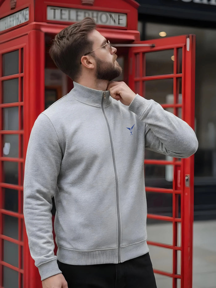 High Neck Full Zipper Sweatshirt LEON