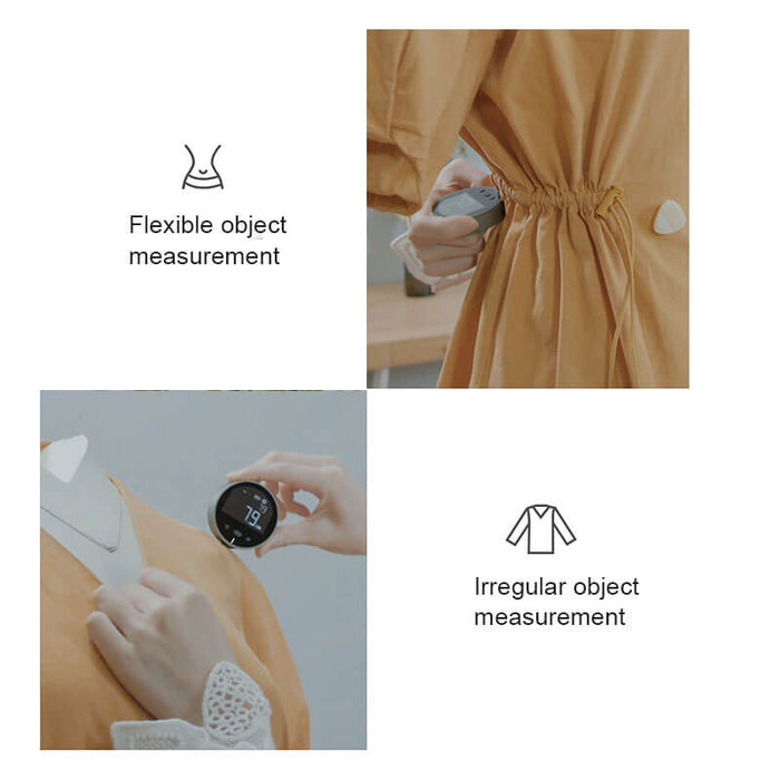Flexible object measurement and irregular object measurement using a High-Precision Digital LCD Electronic Measuring Ruler.