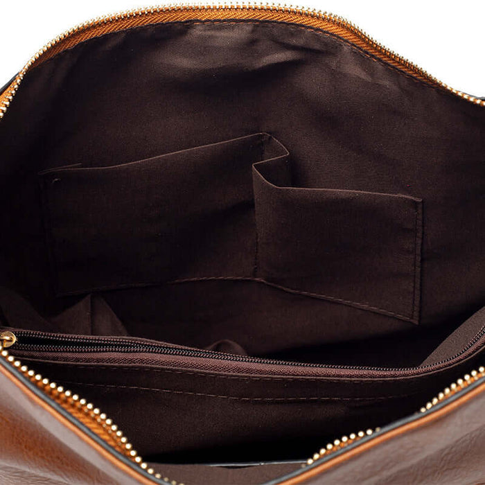 Hobo Bags Women High Capacity Handbags Shopping Totes PU material.