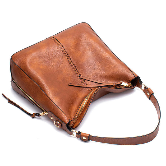 Hobo Bags Women High Capacity Handbags Shopping Totes polyester lining.
