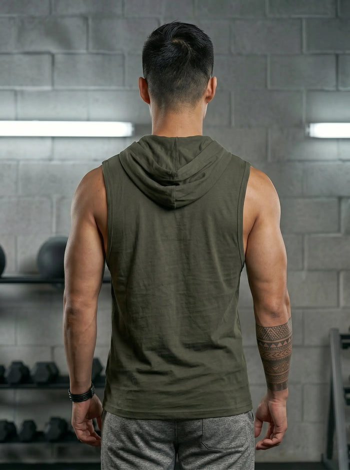 Hooded Gym Vest LEON