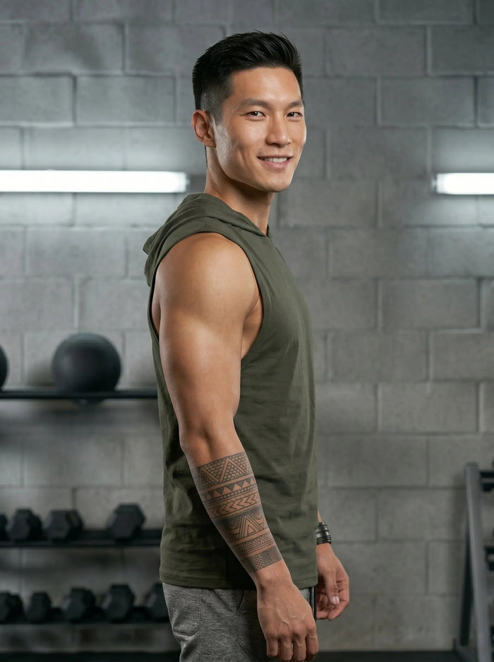Hooded Gym Vest LEON