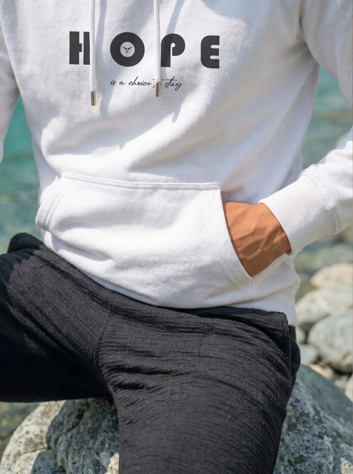 Hope Printed Full Sleeve  Pullover  Hoodie LEON